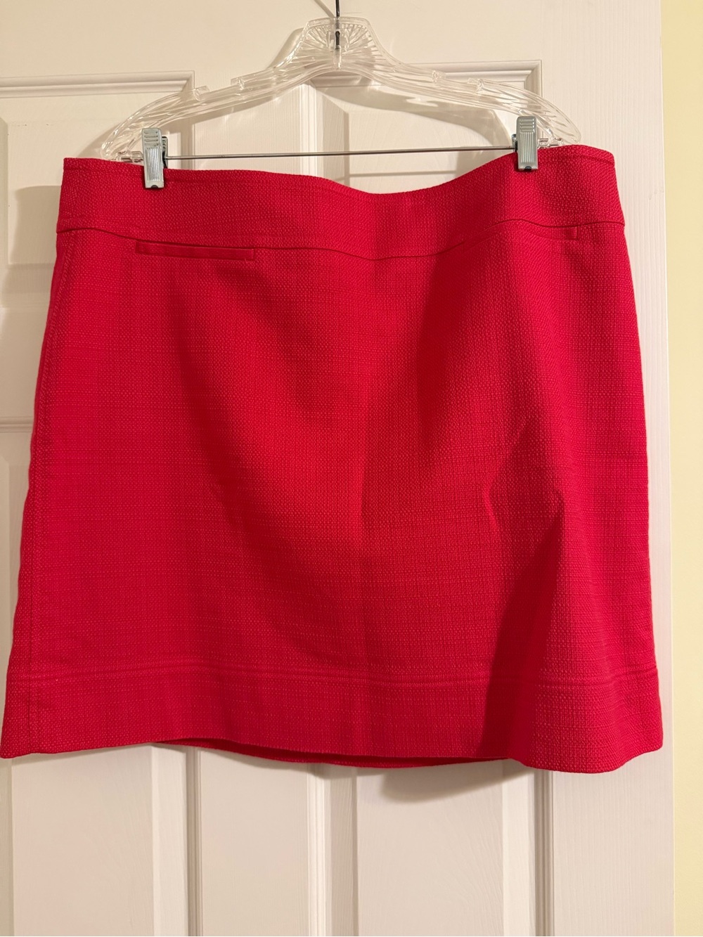 Talbots Hot Pink Textured Skirt size 18